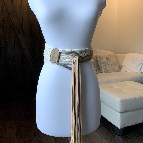 🚩SOLD Bohemian leather belt - Picture 1 of 3